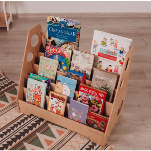 Montessori Bookshelf - WoodandHearts