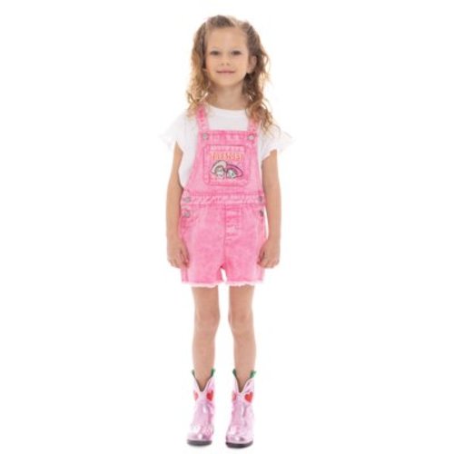 Disney Toddler Girl Toy Story Western Shortall and Flutter Sleeve Tee Set, 2-Piece, Sizes 12M-5T