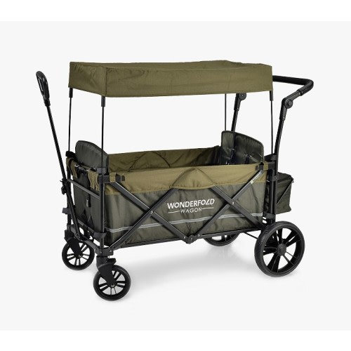 Wonderfold X2 Pull and Push Double Stroller Wagon