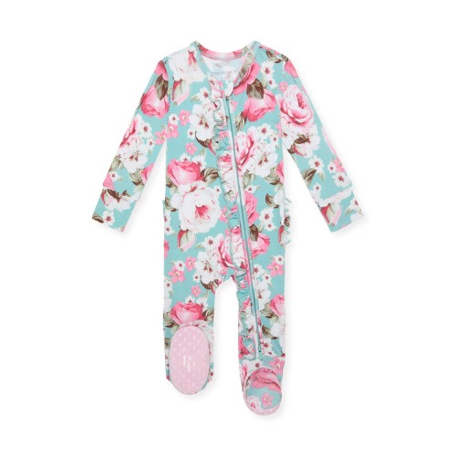 Ruffle Fitted Footie Pajamas