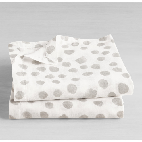 Painted Dots Ultra-Fine Organic Cotton Swaddle Blankets (Set of 2) | RH Baby & Child