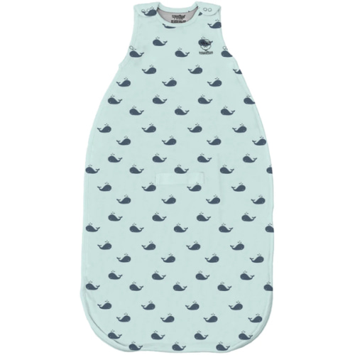 4 Season® Ultimate Baby Sleep Bag, Merino Wool & Organic Cotton, Whales Baby / 2 Months - 2 Years