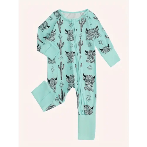 Baby Boys Cute & Trendy Knitted Jumpsuits, Random Printing, Baby Boys Clothes For Outdoor Activities