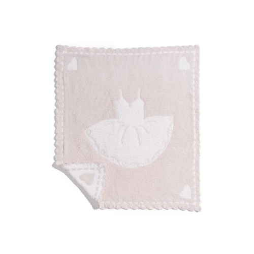 Barefoot Dreams® Receiving Blanket, Pink/ White