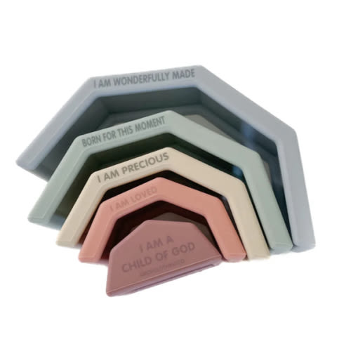 Noah's Rainbow Silicone Stacking Toy – OUR HOUSE ABOVE