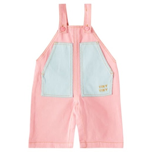 Baby colorblock cotton overall