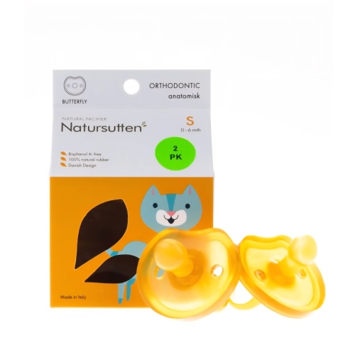 Natursutten Orthodontic Butterfly Shield Pacifier – Blooming Baby