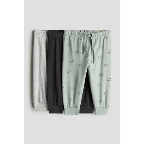 3-PACK COTTON JERSEY JOGGERS