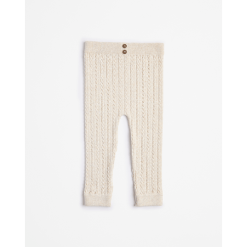 Baby Unisex Cable Leggings - Oatmarle