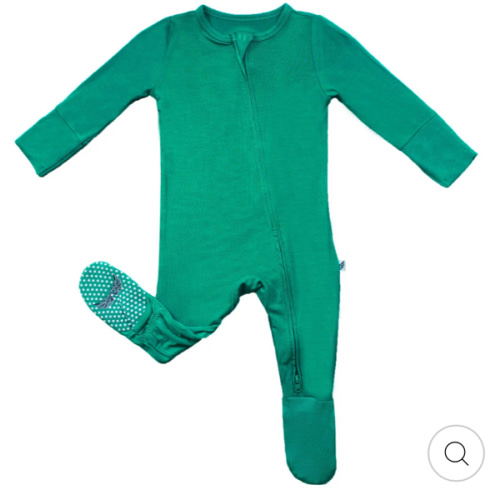 Free Birdees Bamboo Christmas Holiday Baby Footie (NB-3T)