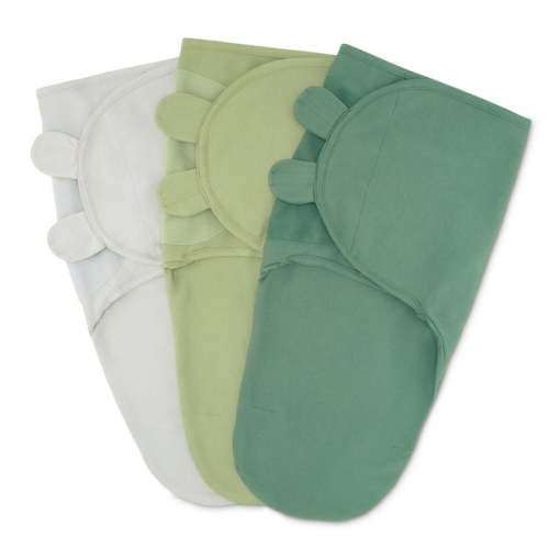Baby Swaddle Blankets 3 Pack - Stone, Sage, Azul – Comfy Cubs