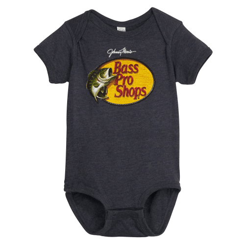 Bass Pro Shops Woodcut Logo Short-Sleeve Bodysuit for Babies