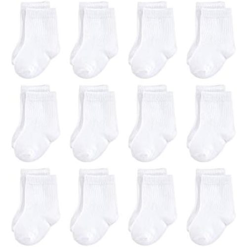 Touched by Nature Unisex Baby Organic Cotton Socks, 12-pack