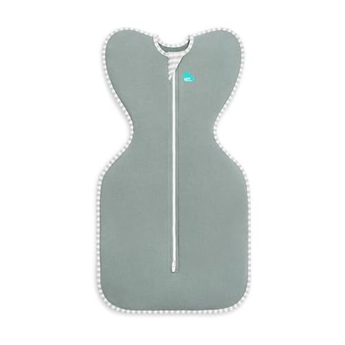 Love to Dream Swaddle UP, Baby Sleep Sack, Self-Soothing Swaddles for Newborns, Get Longer Sleep, Snug Fit Helps Calm Startle Reflex, Medium 13-19 lbs, Deep Olive