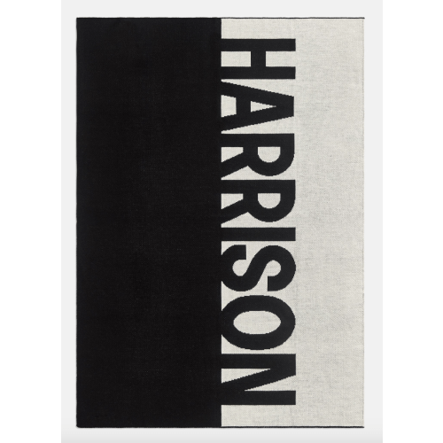Down The Line Custom Blanket - Black/White
