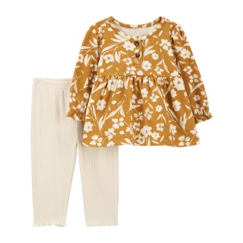 Carter's Child of Mine Baby Girl Outfit Set, 2-Piece, Sizes 0/3-24M