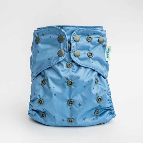 Tiny Stars: Essentials Pocket Cloth Diaper with Athletic Wicking Jersey, Grows with your Baby
