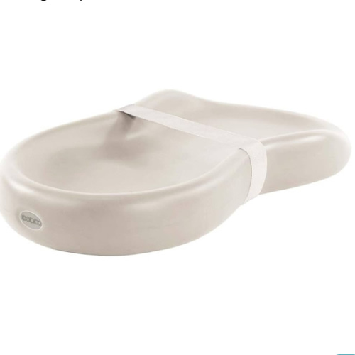 Keekaroo Peanut Changer Baby Vanilla– The Original Made in USA Easy-to-Clean Changing pad and The only Shell Over Foam, Fully Water Repellant