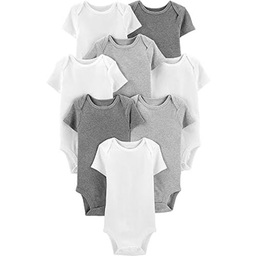 Amazon.com: Simple Joys by Carter's Baby 8-Pack Short-Sleeve Bodysuit: Clothing, Shoes & Jewelry