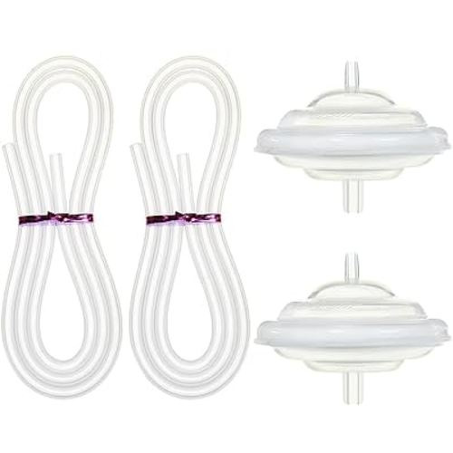 PumpMom Backflow Protector and Tubing, Replacement Breast Pump Parts for Spectra S1 Spectra S2 Spectra 9 Plus (Not Original Spectra S2 Accessories)