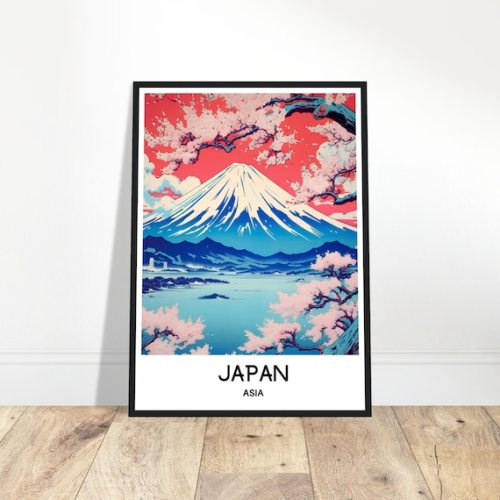 Japan Travel Print Japan Travel Poster Japanese Art Print Japan Lover Gift Wall Hanging Art Home Office Desk Decor Japan Illustration - Etsy