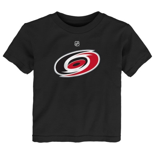 Infant Carolina Hurricanes Outerstuff Black Primary Logo T-Shirt