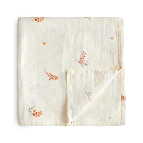 Organic Cotton Mushie Baby Muslin Swaddle Blanket