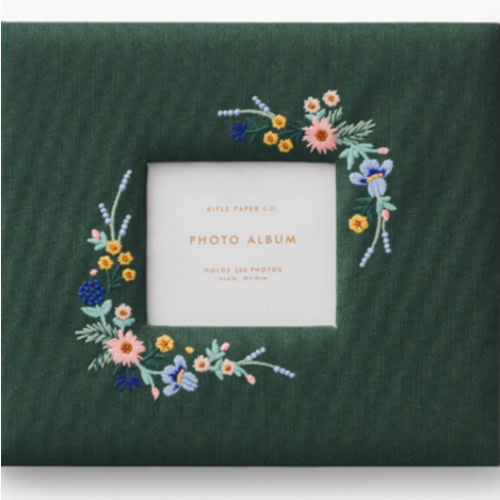 Embroidered Heirloom Photo Album - Wildwood – Rifle Paper Co