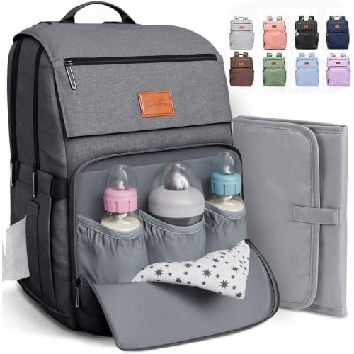 Baby Diaper Bag Backpack - Baby Bag for Girls & Boys, Large Waterproof Bag