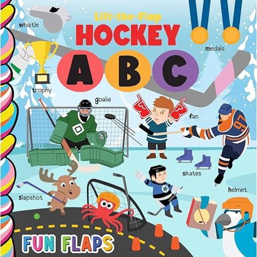 Hockey ABC Board book – Lift the flap, October 1, 2024