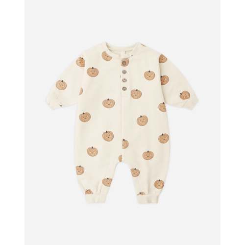 Relaxed Fleece Jumpsuit Pumpkins – Quincy Mae