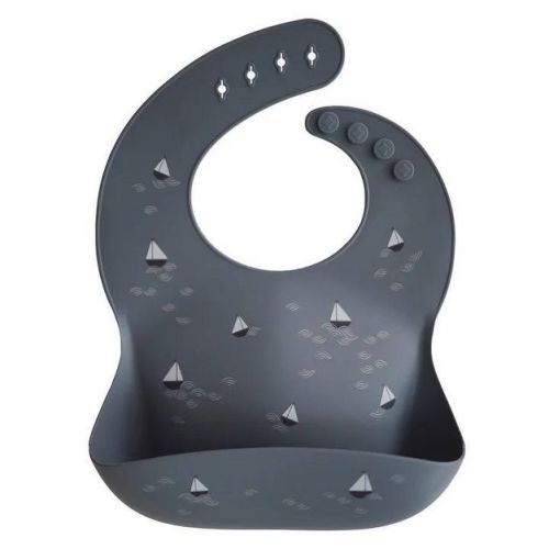 Mushie Silicone Baby Bib - Dinos