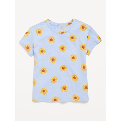 Softest Short-Sleeve Heart-Pocket T-Shirt for Girls
