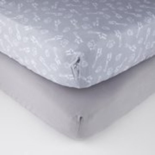 Parent's Choice Fitted Crib Sheets, Safari, 2 Pack