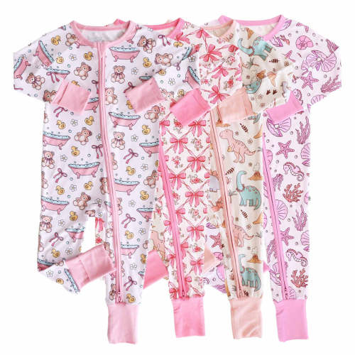 Convertible Zip Rompers for Girls