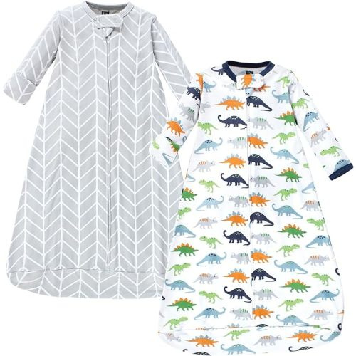 Hudson Baby Unisex Baby Cotton Long-Sleeve Wearable Sleeping Bag, Sack, Blanket