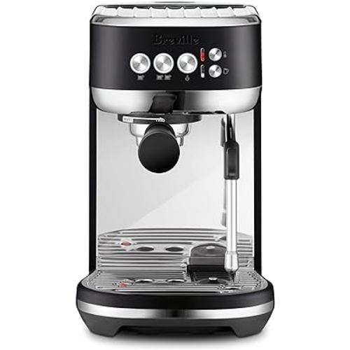 Breville the Bambino Plus Espresso Machine with Auto Milk Frother, Espresso Maker with Seconds Heat Up, Cappuccino & Latte Machine for Home, BES500BTR, Black Truffle