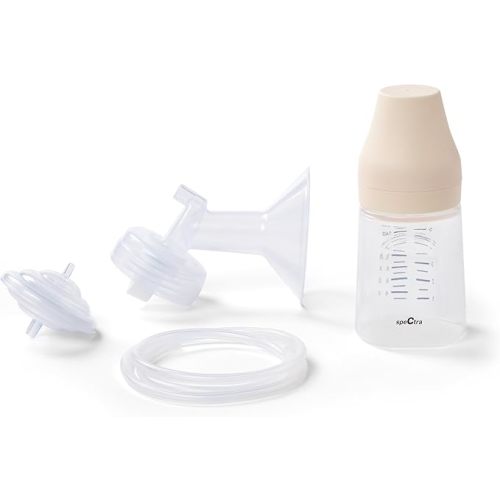 Spectra - Premium Breast Milk Pump Accessory Kit with Baby Bottles - Medium 24mm - Breast Pump Accessories