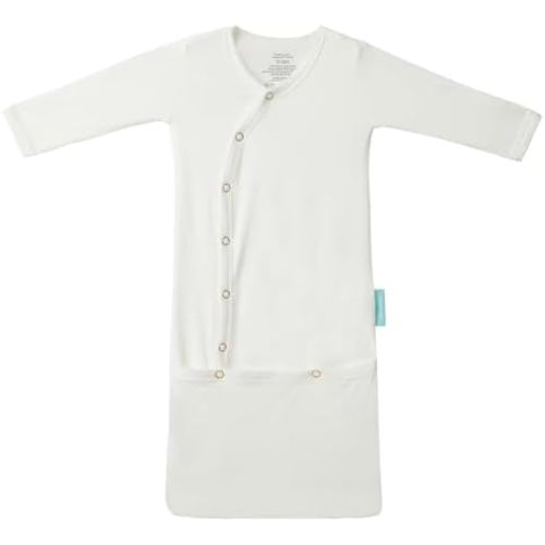 Supersoft Baby Sleeper Gowns, Premium Bamboo Viscose Infant Nightgown Sleepers Preemie Newborn Snap Bundler