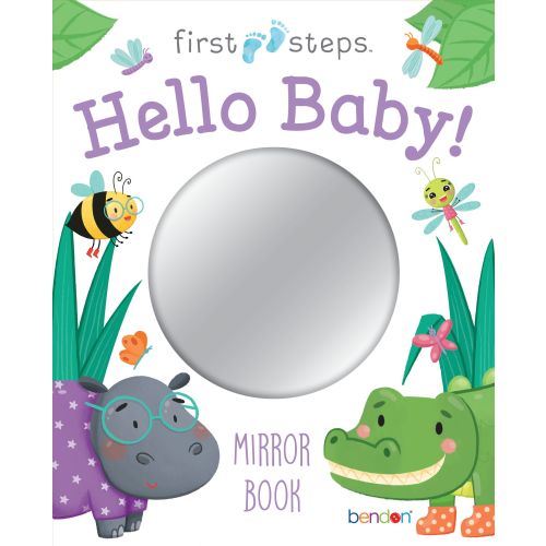 Hinkler First Steps Hello Baby! Board Book with Mirror