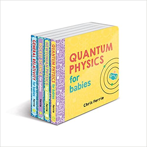 Baby University Board Book Set - Educational books for toddlers written by an expert that features colorful, simple introductions to scientific principles for babies.