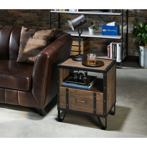 17 Stories 1 Drawer End Table | Wayfair