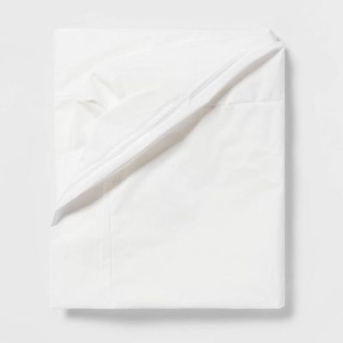 Full Waterproof Zippered Mattress Protector - Room Essentials™: Polyethylene Fabric, Fits 12" Depth, Oeko-tex Certified