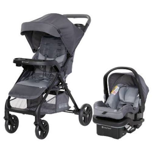 Baby Trend Passport Cargo Travel System With Ez-lift Plus Infant Car Seat - Gray Bamaboo