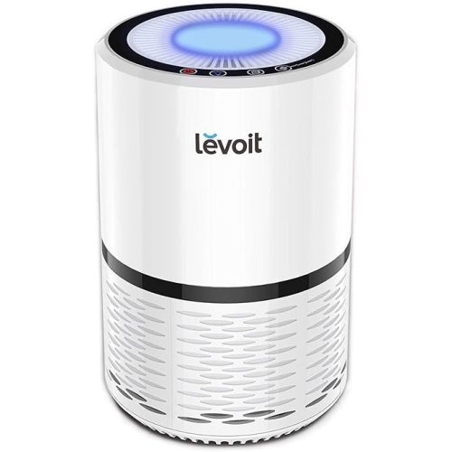 LEVOIT Air Purifiers for Home, AHAM VERIFIDE, High-Efficiency Filter for Smoke, Dust, Pollen, and Odors in Bedroom, Office, or Nursery, Optional Night Light, Quiet Operation, LV-H132, White