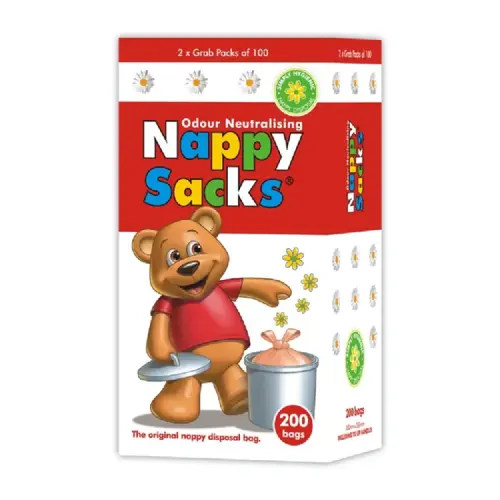 Nappy Sacks Disposable Nappy Bags 200 Pack | Baby Bunting AU