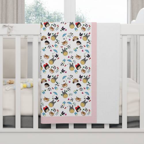 Studio Ghibli Baby Blanket (Pink)