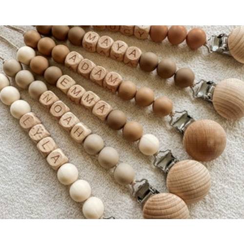 Pacifier Clip Personalized, Pacifier Holder, Binky Clip, Baby boy gift, Baby girl gift, Coming Home gift, Rattle Ring Personalized