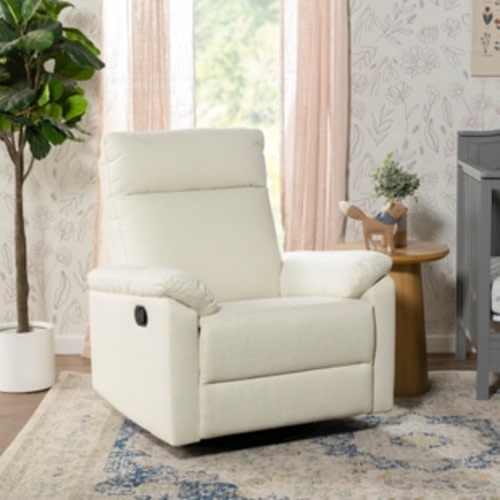 DaVinci Suzy Swivel Glider Recliner - Vanilla Color