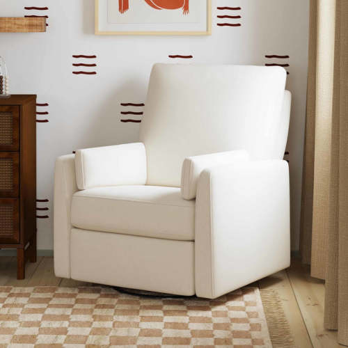 Carter's Ethan Recliner and Swivel Glider | Water Repellent & Stain Resistant fabric – DaVinci Baby